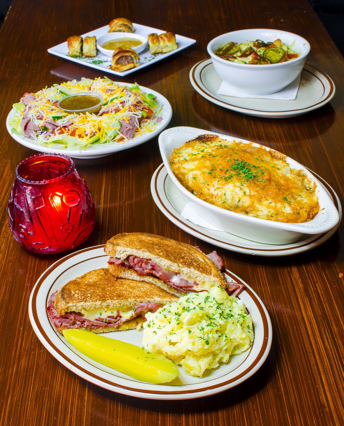 Shepherd's pie style plate at The Irishman